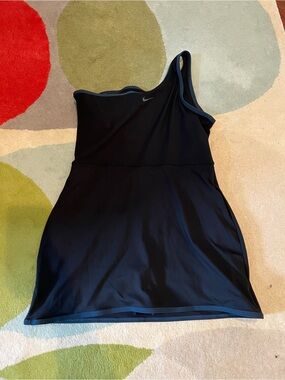 Nike One Women's Dri-FIT One Shoulder Black Dress HJ2276-010 New Size XL